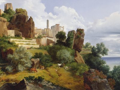 Paesaggio di Roquebrune da Lancelot Théodore Turpin de Crissé de Crissé